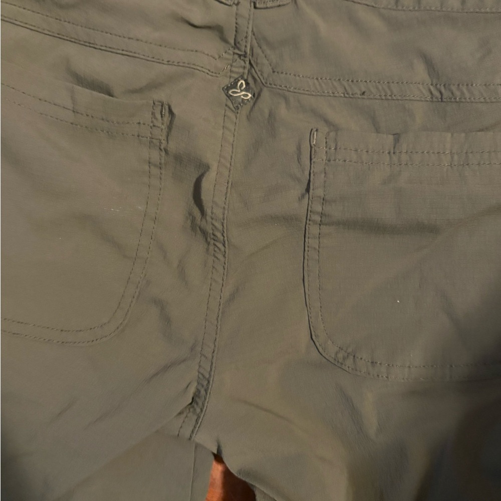 Prana Women’s Olive Green Outdoor Hiking Shorts Size‎ 4 (0577) - Picture 7 of 8